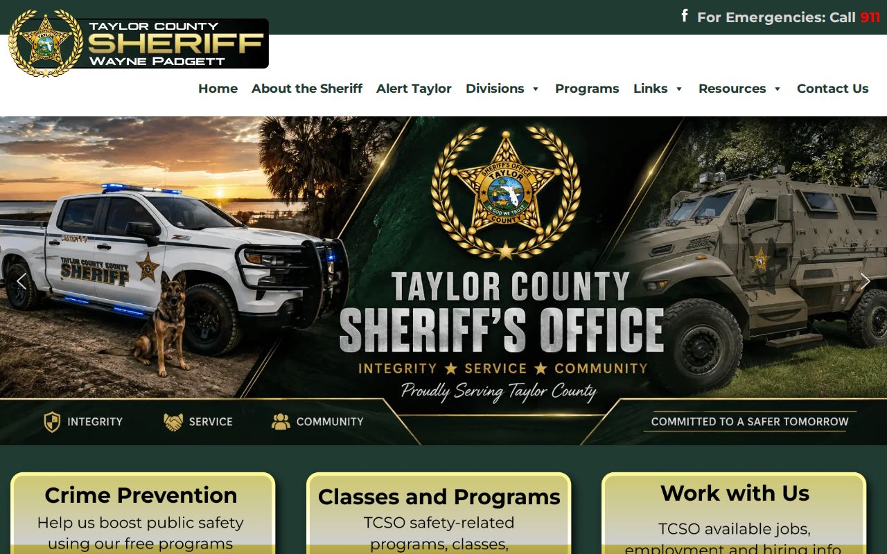 Taylor County Sheriff arrest links and unconfirmed app labels